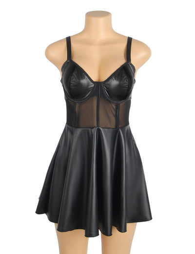 Isabella Valentina™ | Leren Lingerie Set