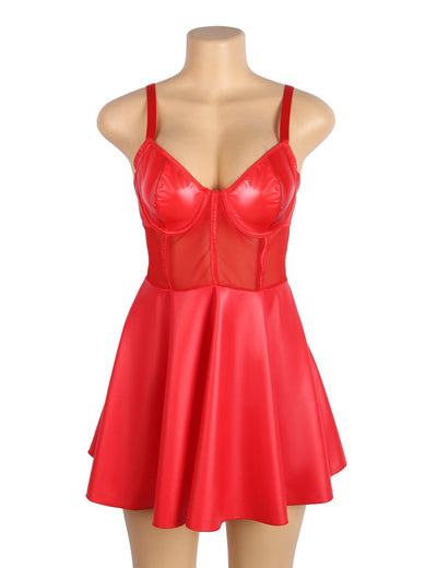 Isabella Valentina™ | Leren Lingerie Set