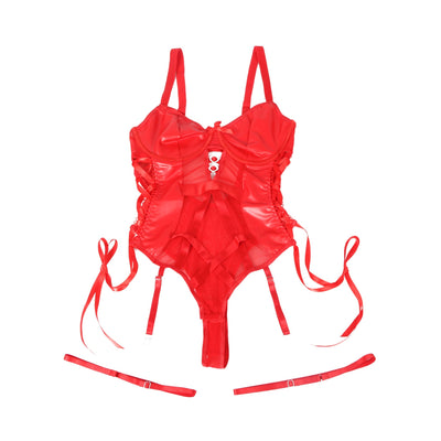 Elara DeLuxe™ | Leren Lingerie